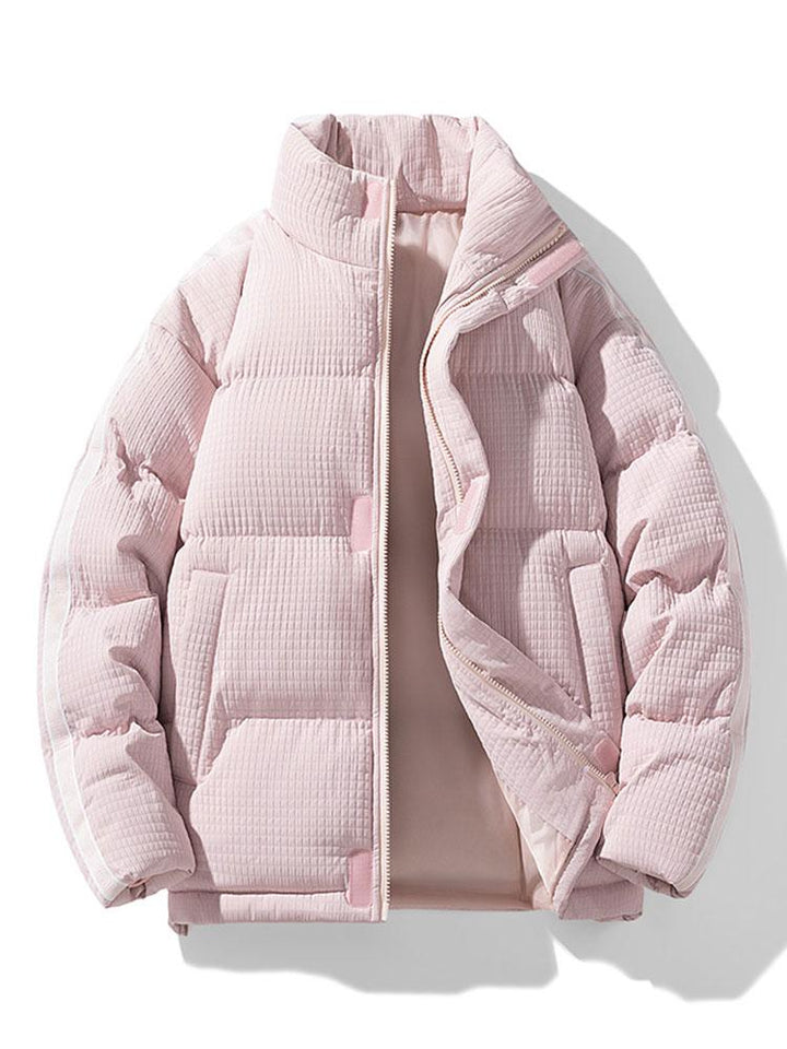 Niels | Puffer jas met wafelstructuur