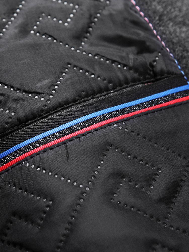 Gijs | Blazer met opstaande kraag in wolmix