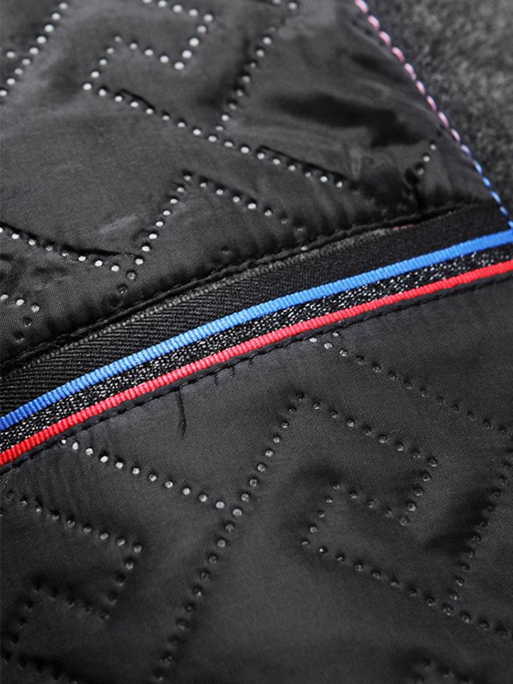 Gijs | Blazer met opstaande kraag in wolmix