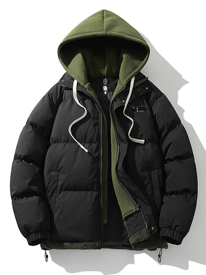 Wesley | Puffer jas met contrasterende capuchon