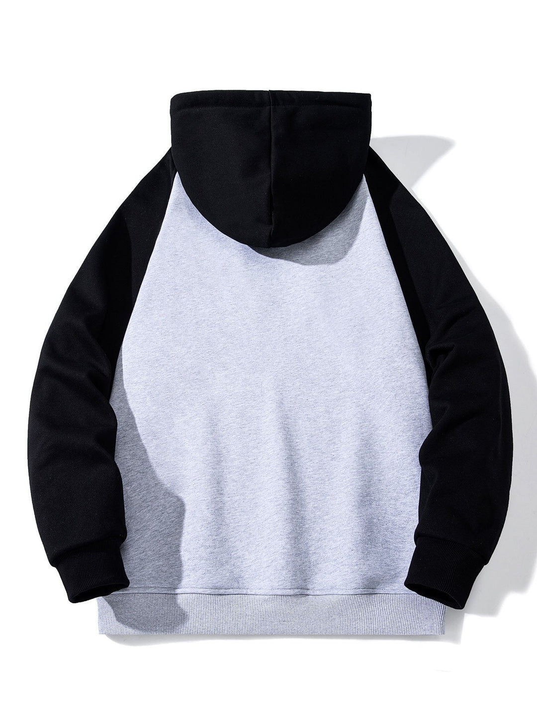 Dolf | Raglanhoodie met patchworkdetails