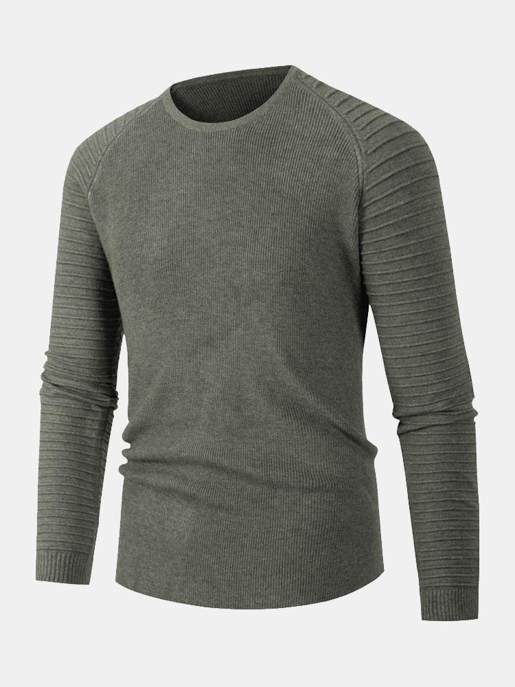 Hugo | Slim-fit trui met raglanmouwen en ronde hals