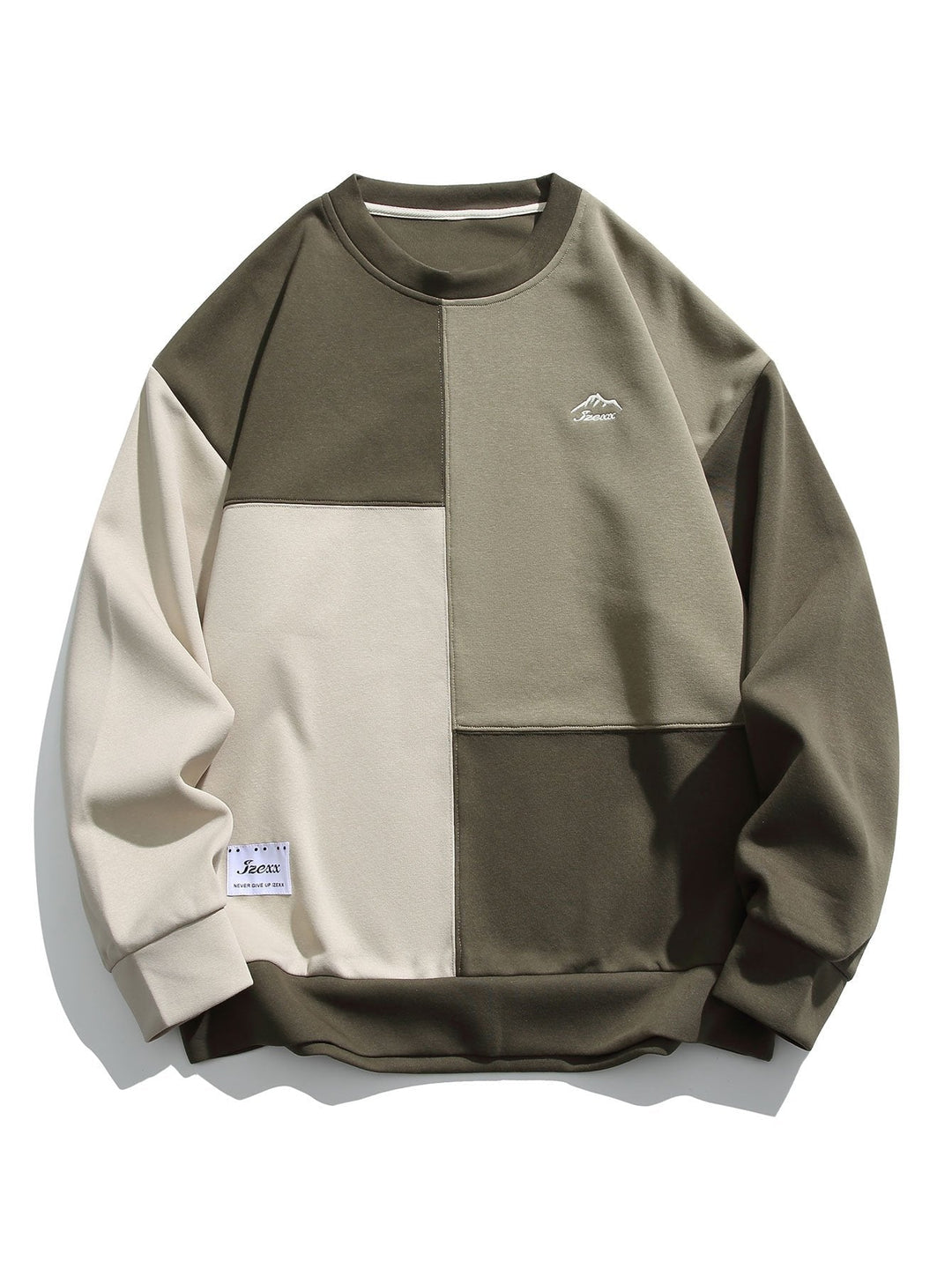 Luuk | Oversized sweater met kleurvlakken