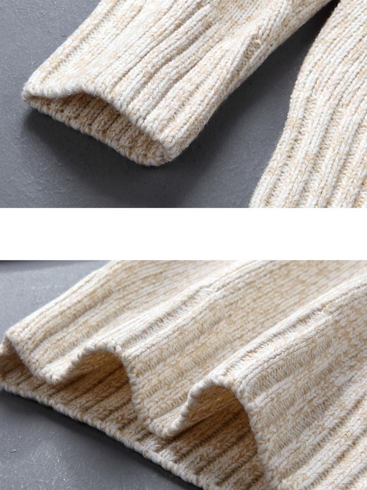 Siem | Kersttrui met elandprint en halve rits