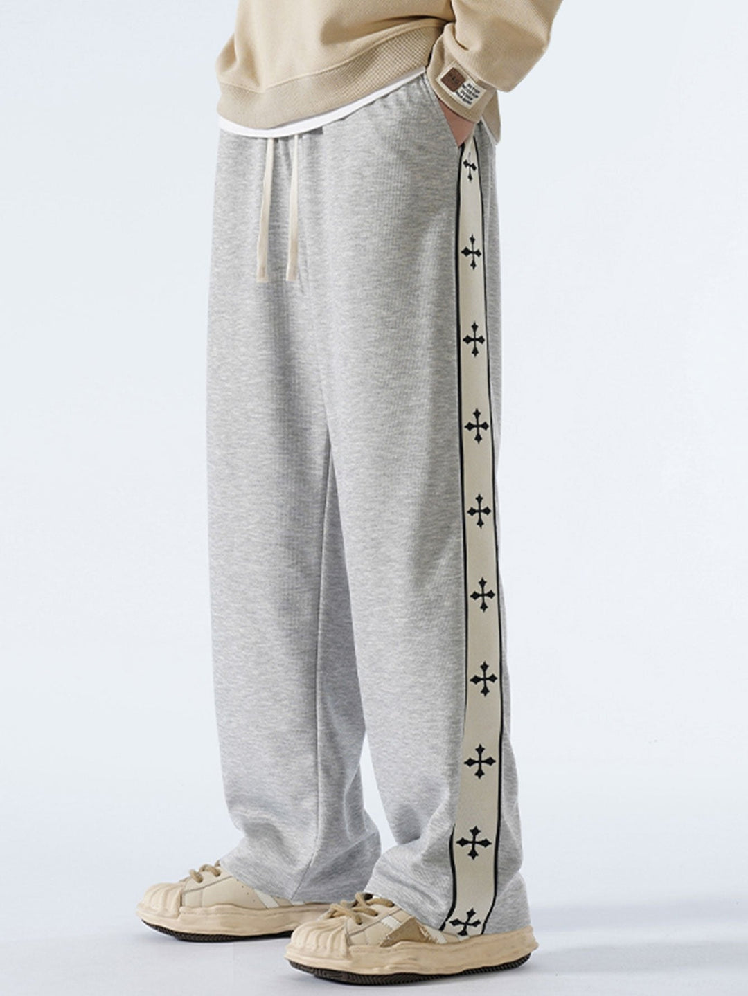 Rens | Pantalon Relax Fit met Zijstreep