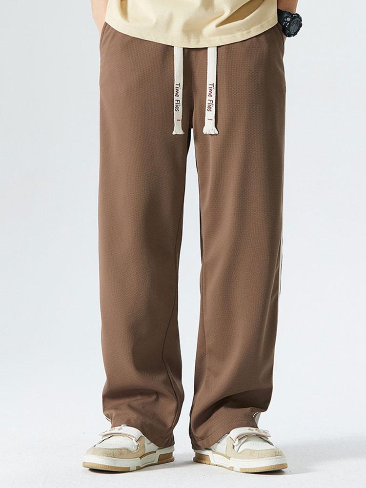 Rik | Vintage Broek Loose Fit met Zijstreep