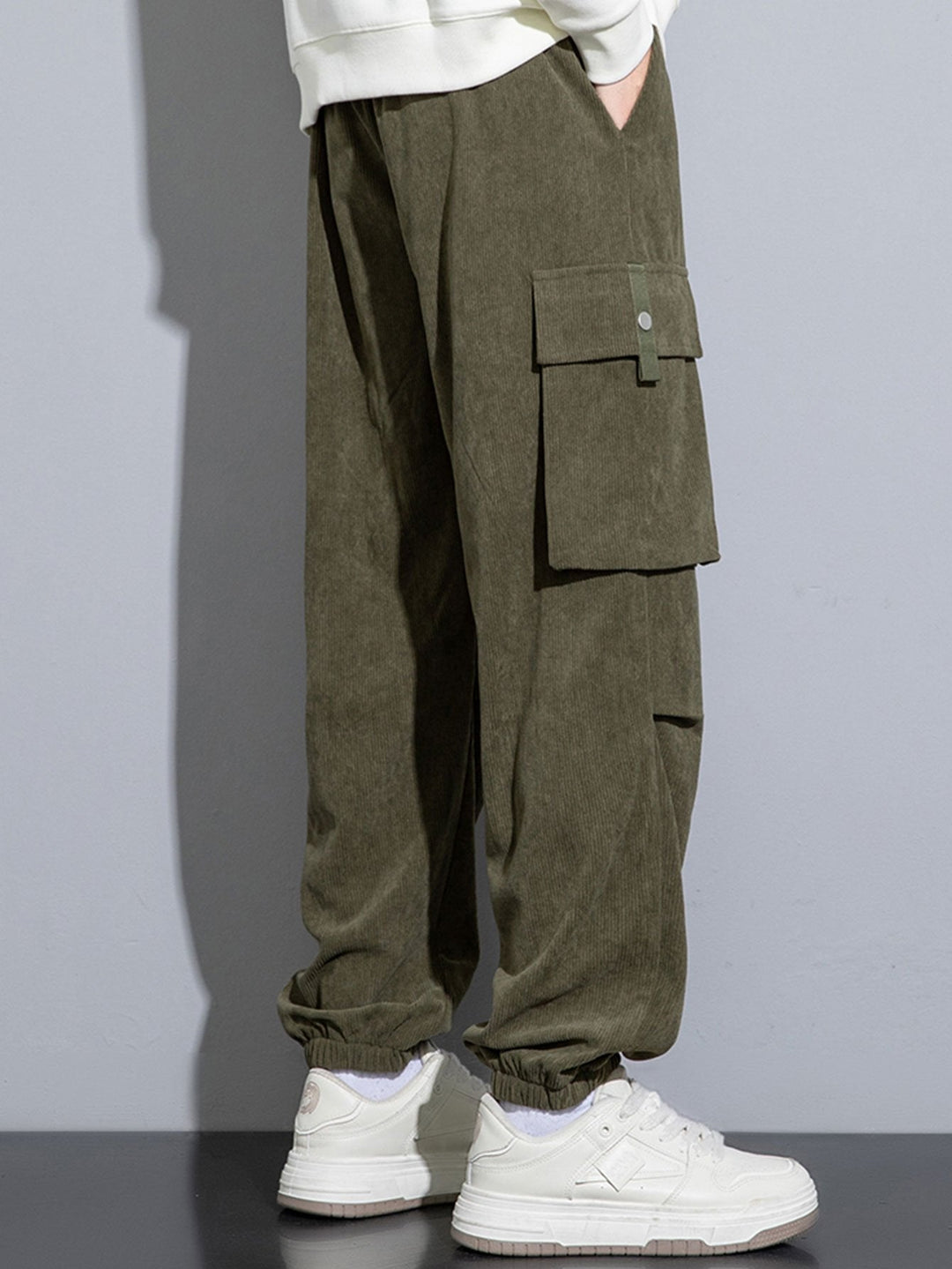 Niek | Corduroy Cargo Joggingbroek