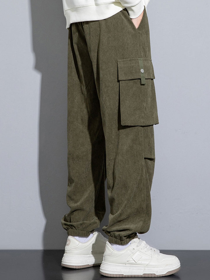 Niek | Corduroy Cargo Joggingbroek