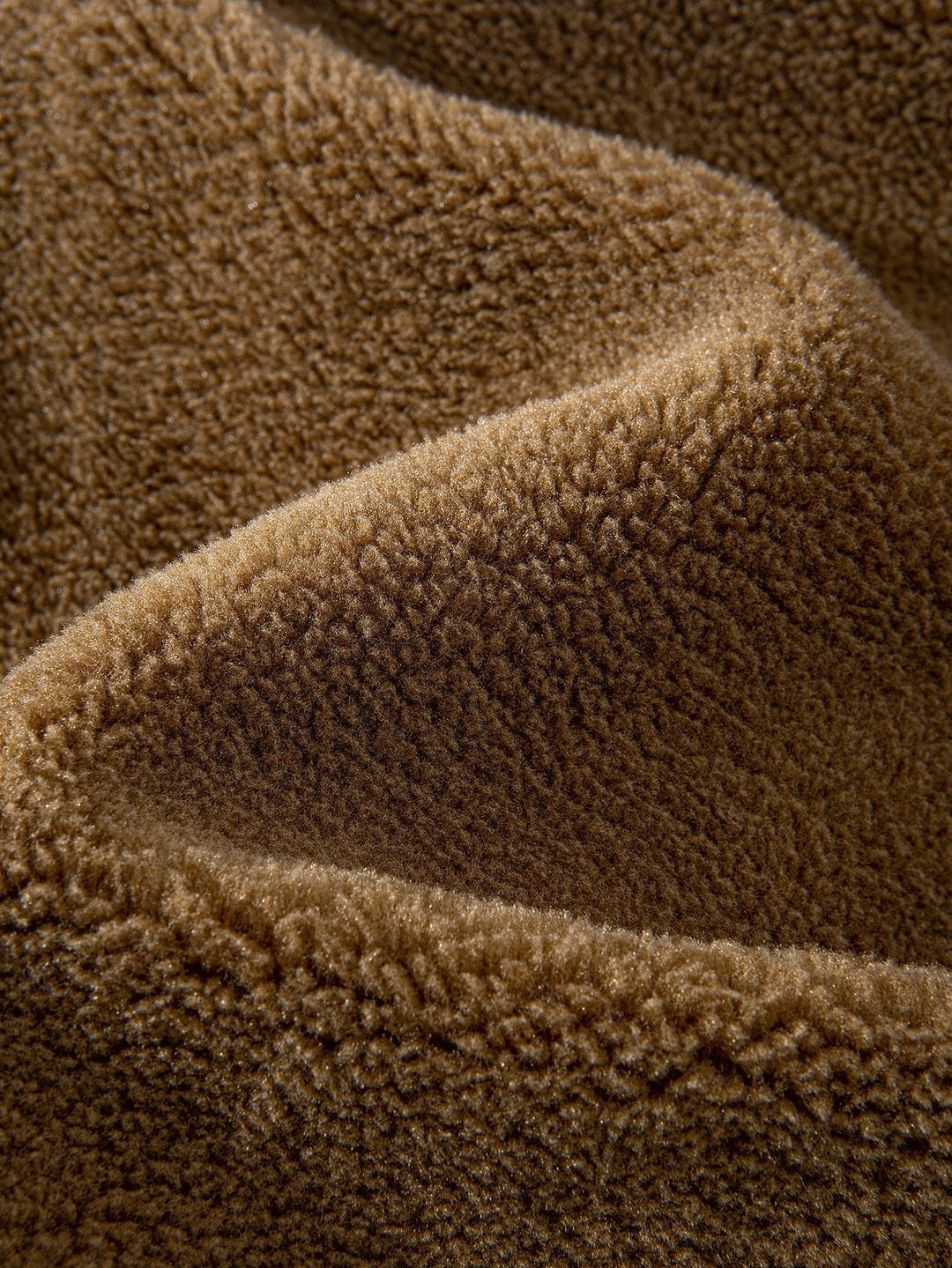 Koen | Gewatteerde teddyfleece jas met rits