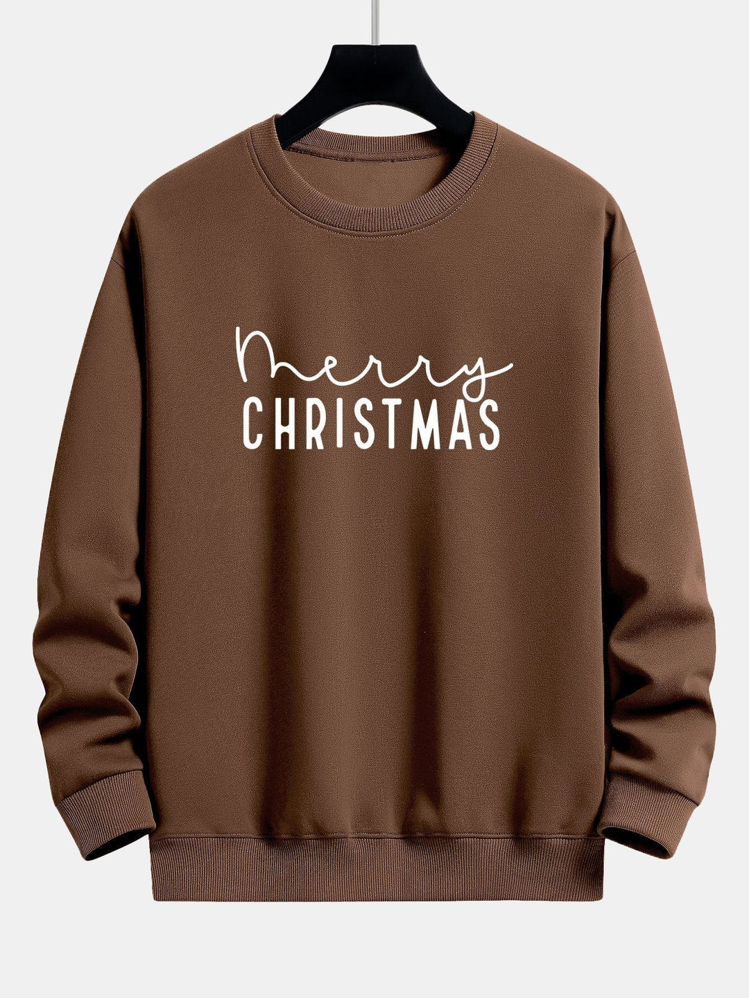 Teun | Kerstsweater met kerstgroetprint en relaxte pasvorm