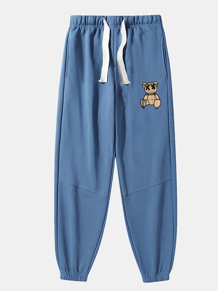 Klaas | Joggingbroek met Beer Print