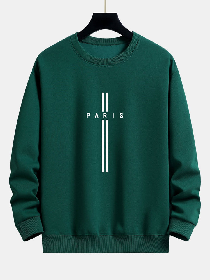 Lex | Sweater met Parijse strepenprint en relaxte pasvorm