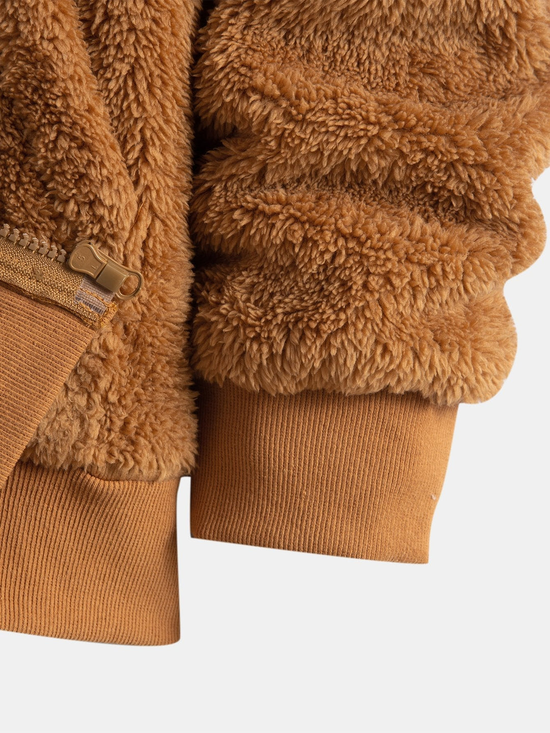 Otis | Basic teddyhoodie met ritssluiting