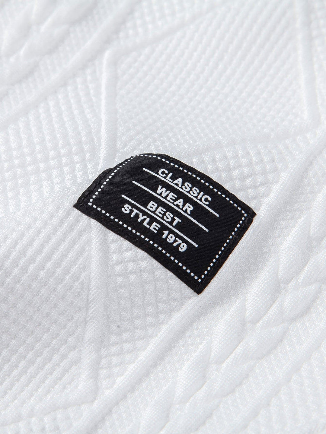 Wout | Sweater met geometrisch jacquarddessin en relaxte pasvorm