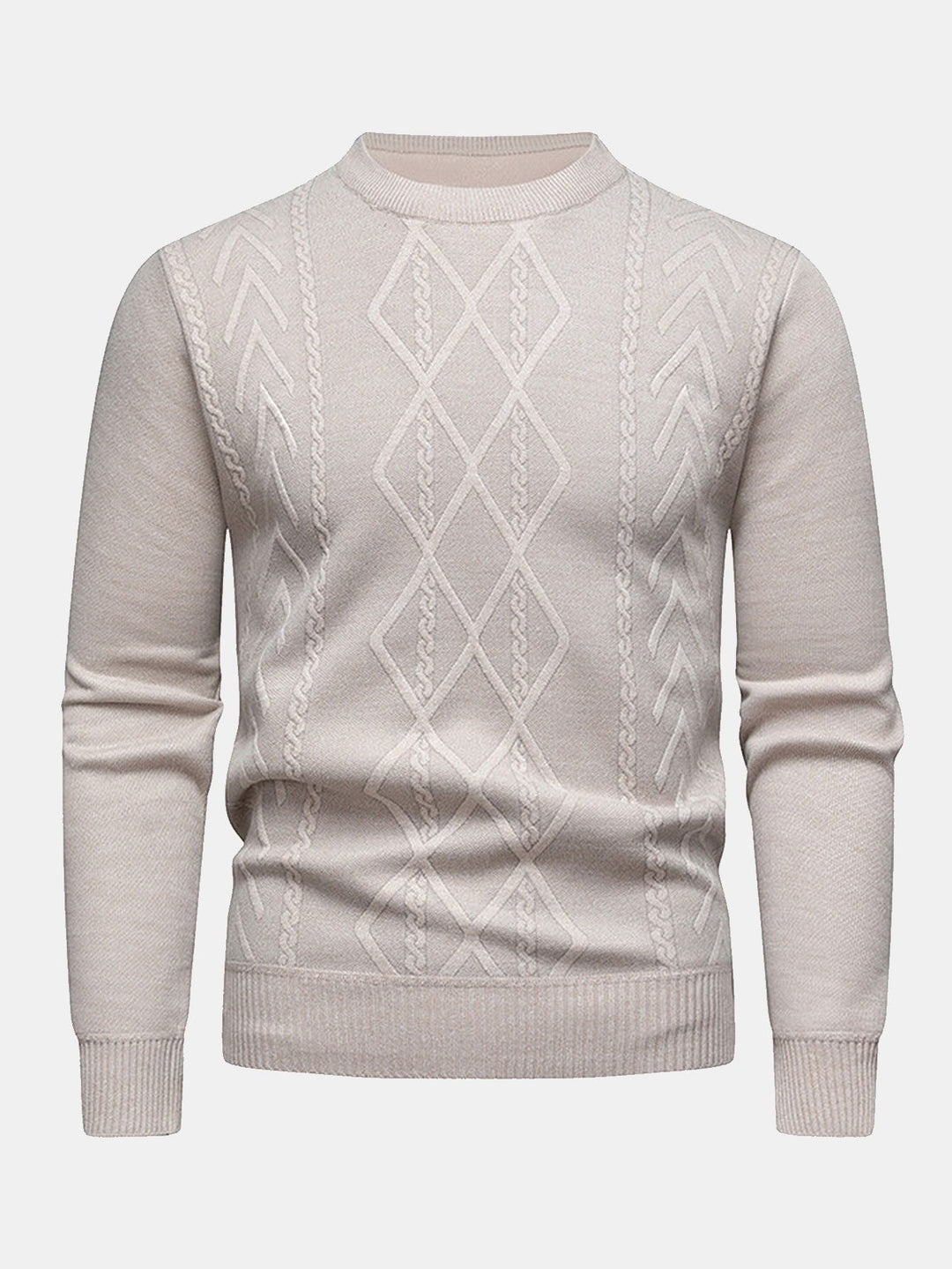 Douwe | Jacquardtrui met geometrisch patroon