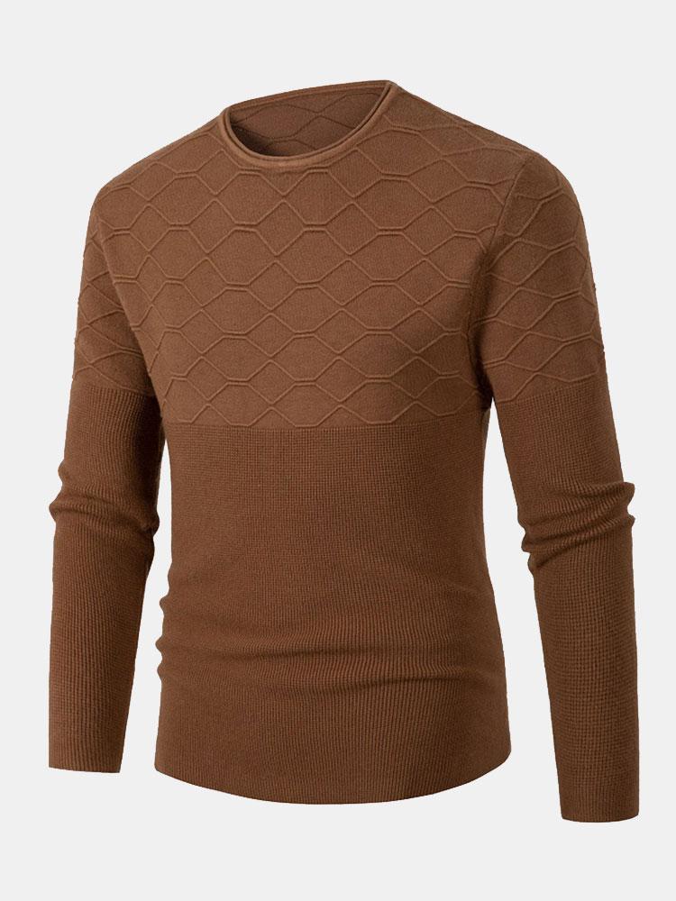 Benjamin | Slim-fit gebreide trui met ronde hals