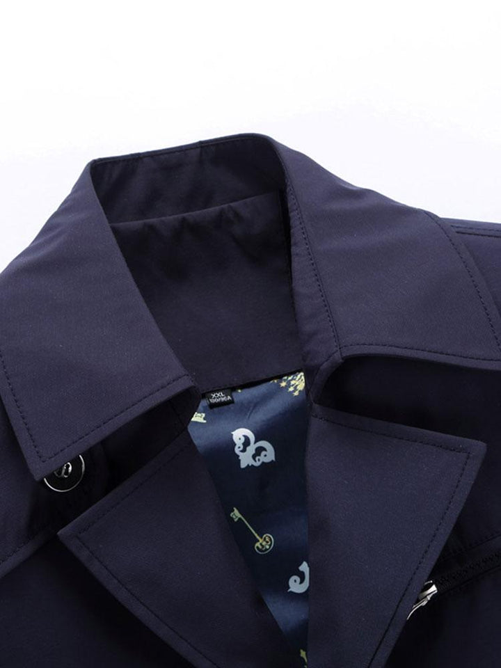 Wim | Trenchcoat van middellange lengte