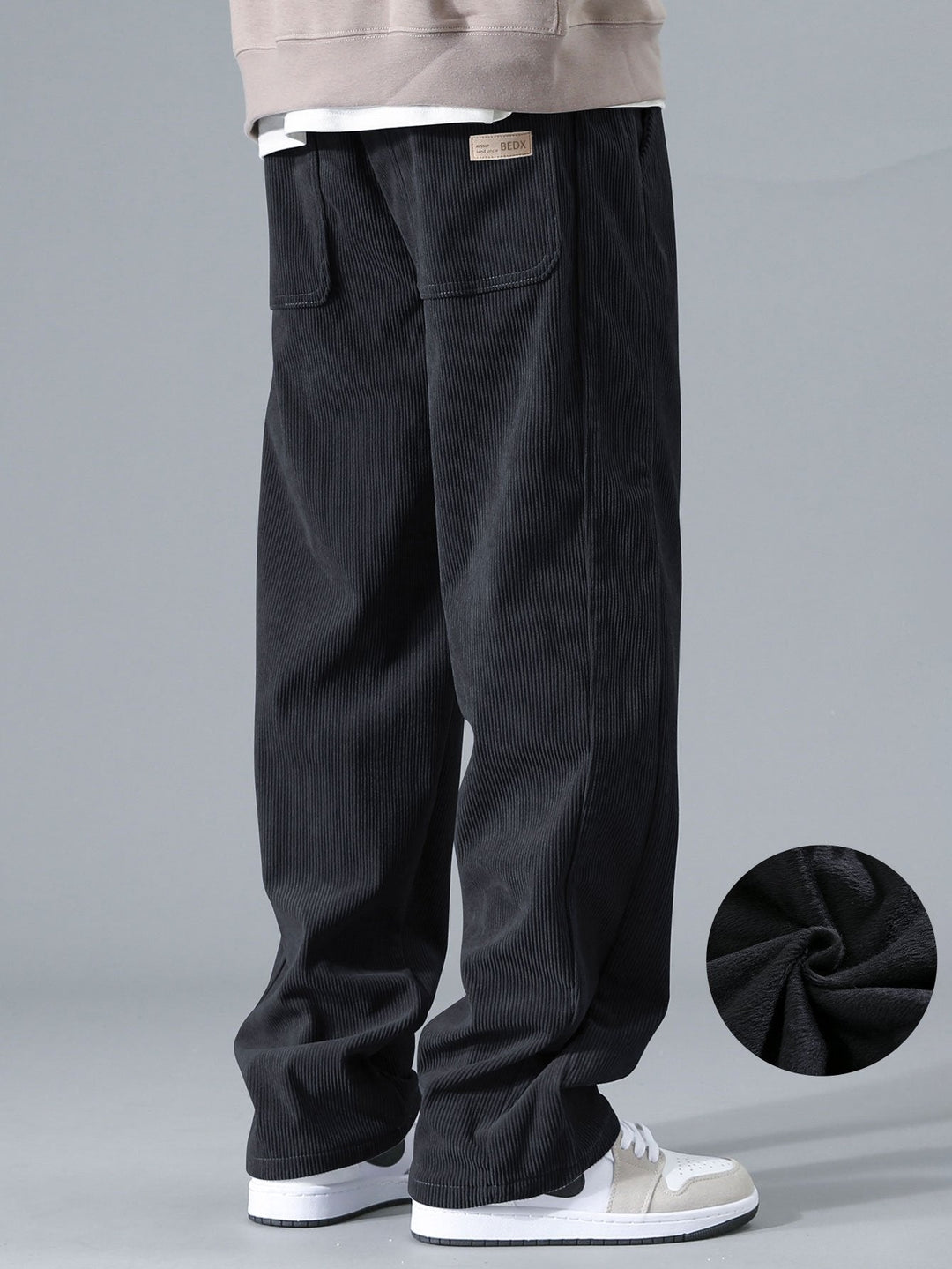 Joris | Corduroy Broek met Fleece Voering