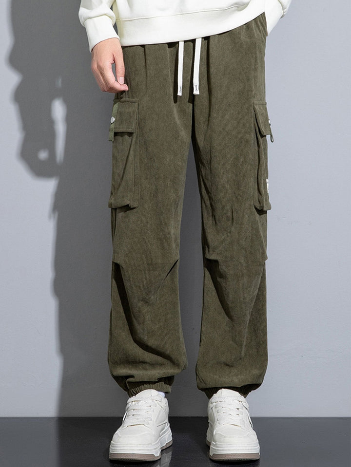 Niek | Corduroy Cargo Joggingbroek