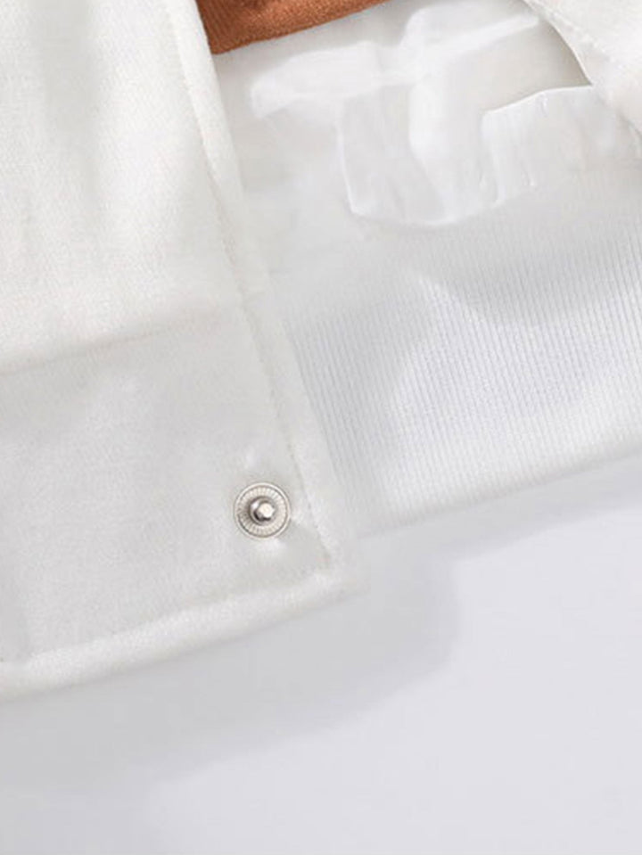 Klaas | Baseball jack met capuchon en knoopsluiting
