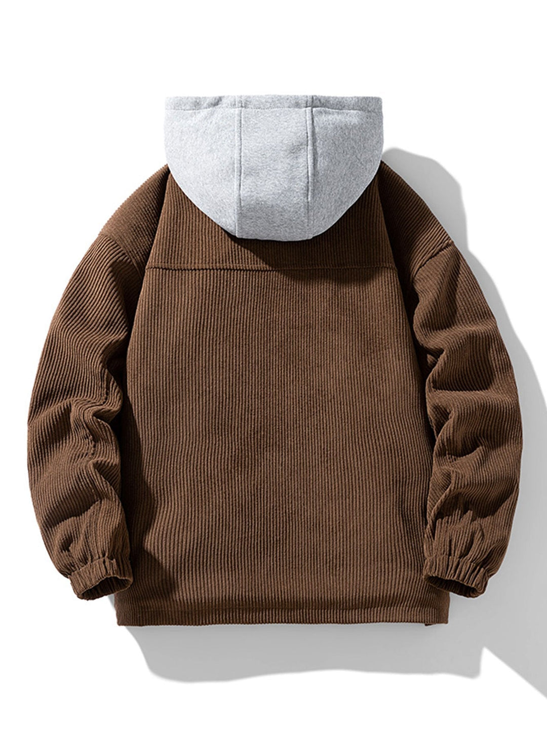 Noah | Gewatteerde corduroy jas met capuchon
