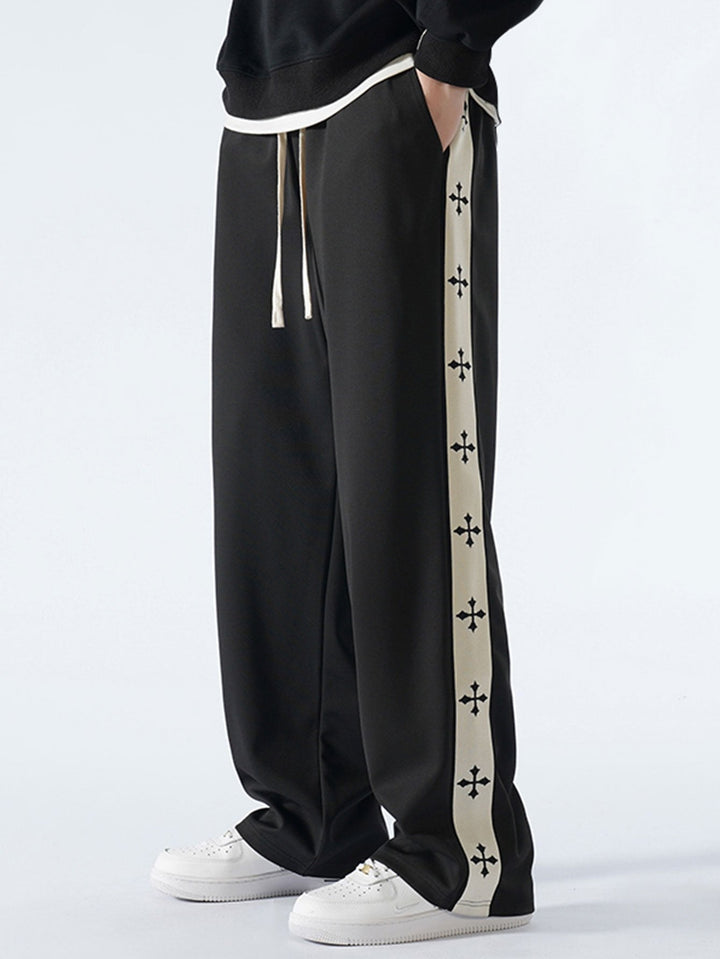 Rens | Pantalon Relax Fit met Zijstreep