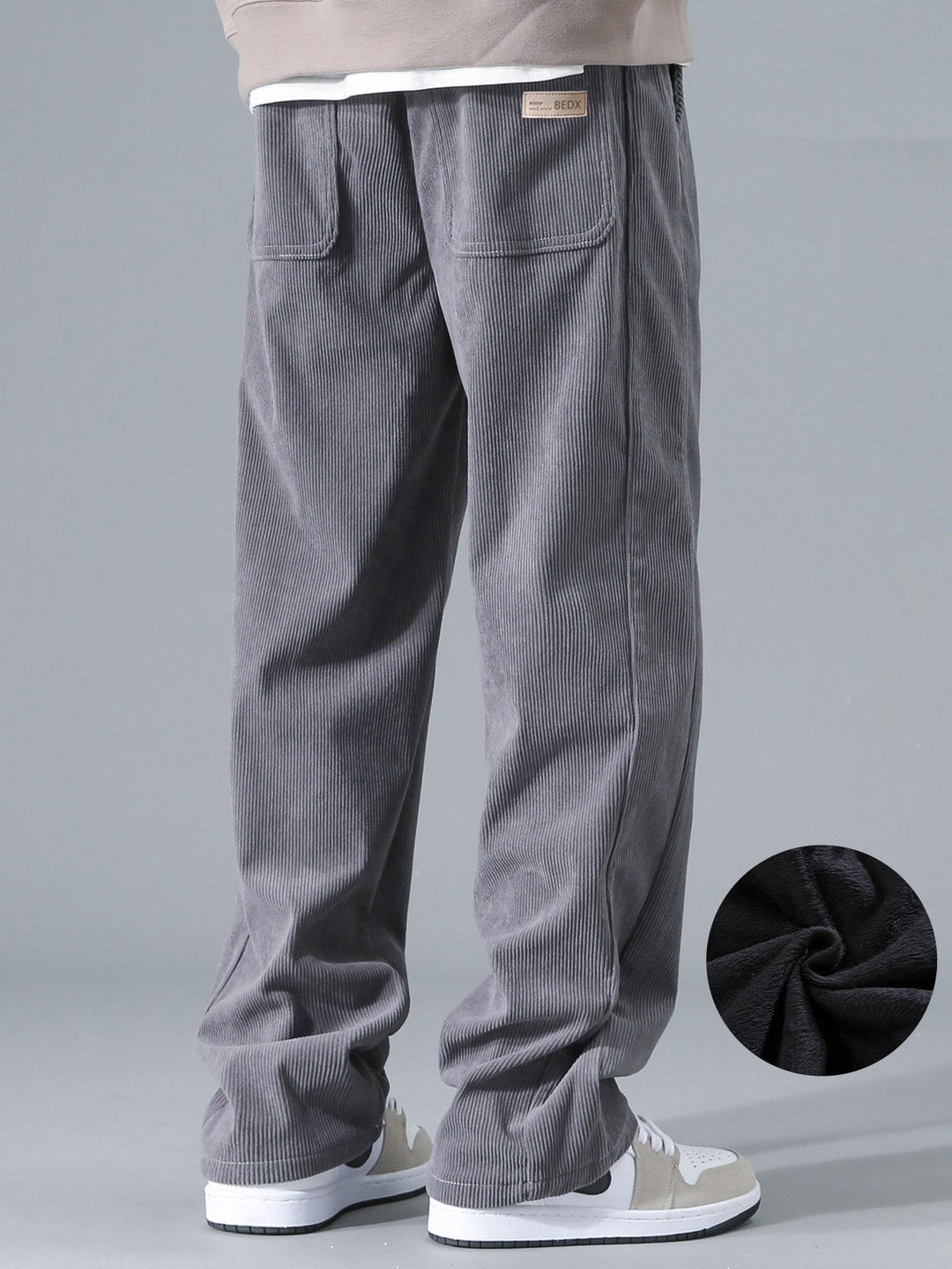 Joris | Corduroy Broek met Fleece Voering