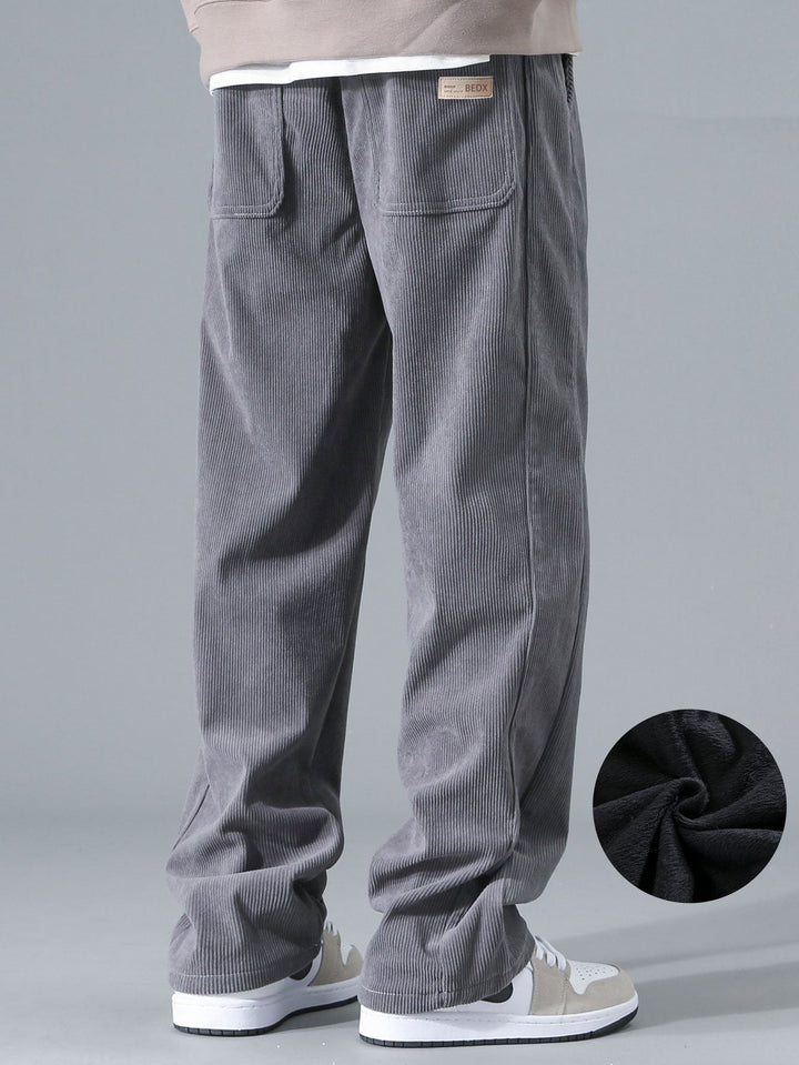 Joris | Corduroy Broek met Fleece Voering