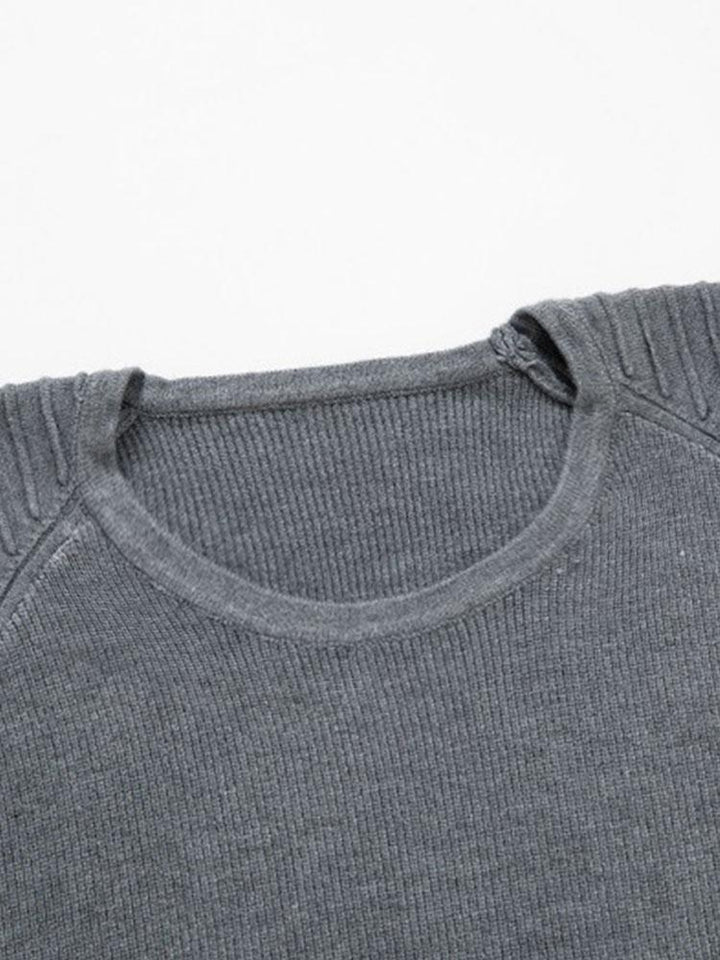 Hugo | Slim-fit trui met raglanmouwen en ronde hals