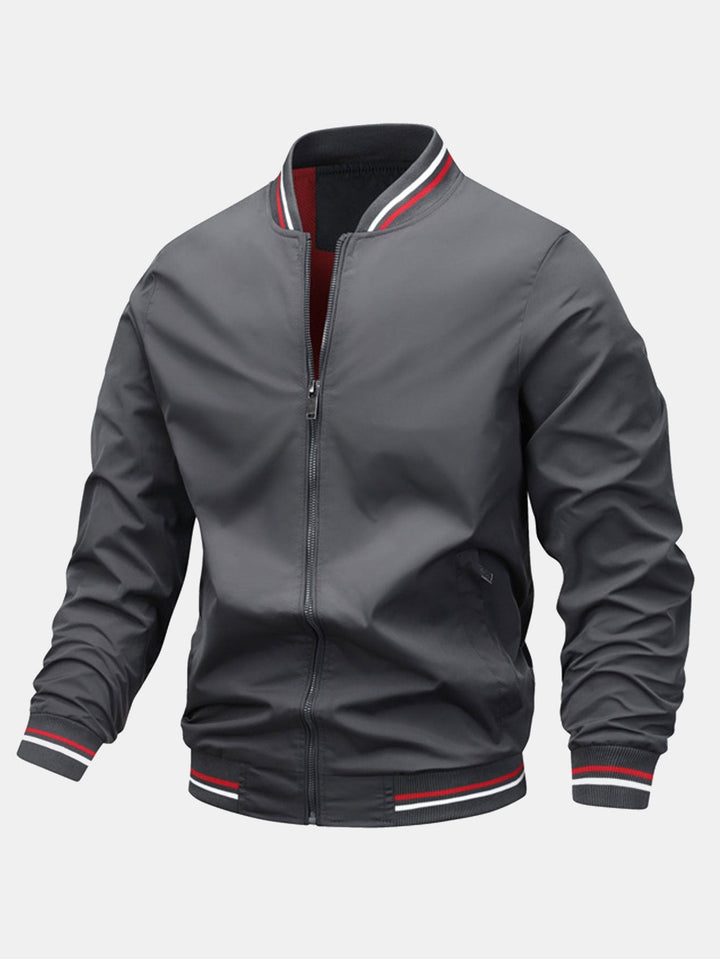 Reinout | Bomber jack met doorlopende rits