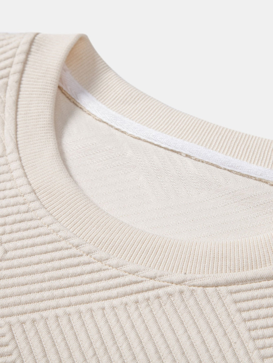 Thomas | Sweater met geometrische strepen en relaxte pasvorm