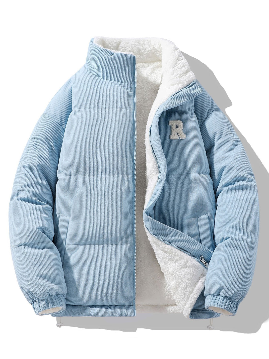 Martijn | Omkeerbare teddy corduroy jas