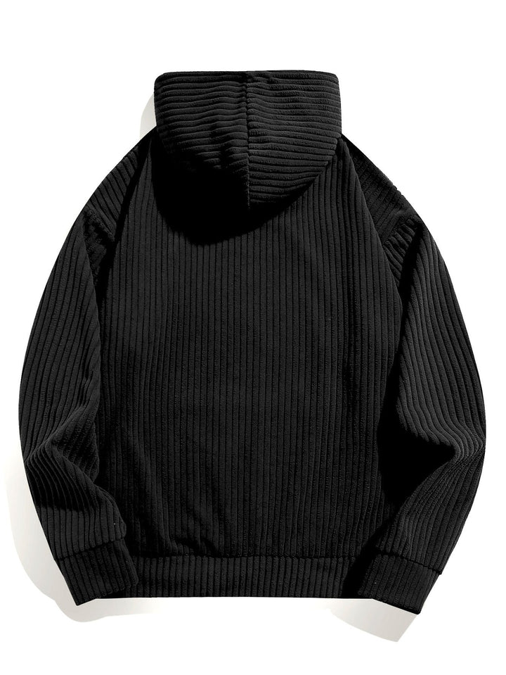 Herman | Corduroy hoodie met relaxte pasvorm