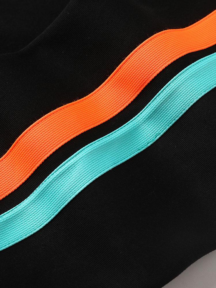 Benjamin | Sweater met contrastbanden en ronde hals