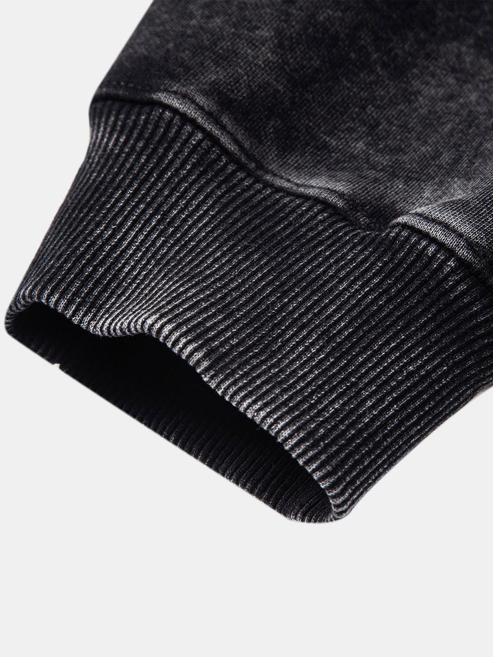 Stef | Hoodie met verwassen vintage-uitstraling en relaxte pasvorm