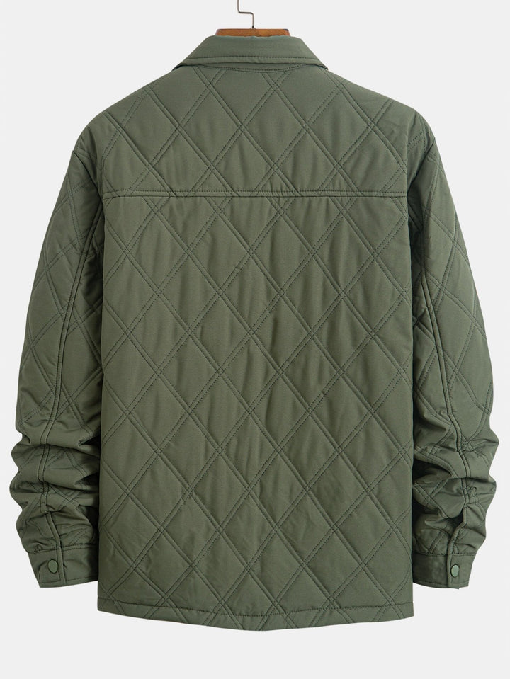 Pim | Winddicht corduroy baseball jack met knoopsluiting