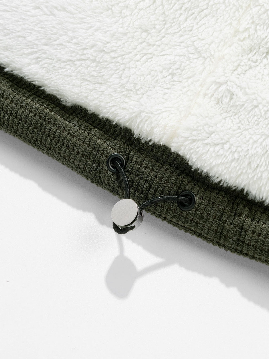 Michael | Corduroy puffer jas met capuchon