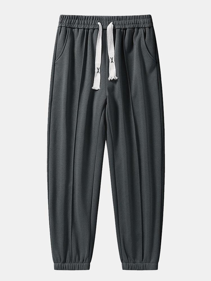 Henk | Joggingbroek met Pijpvouw
