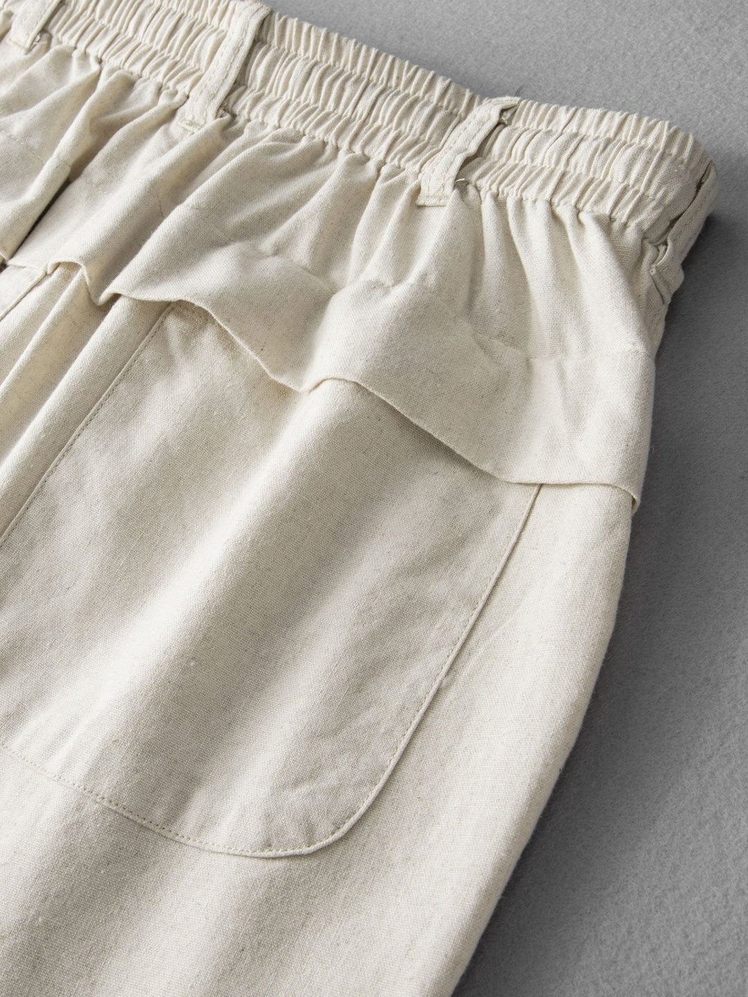 Bo | Linnen Katoenen Broek Straight Leg