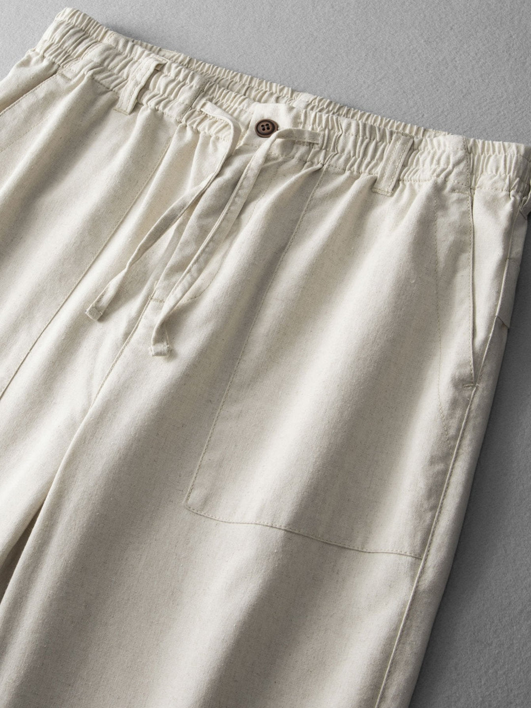 Bo | Linnen Katoenen Broek Straight Leg