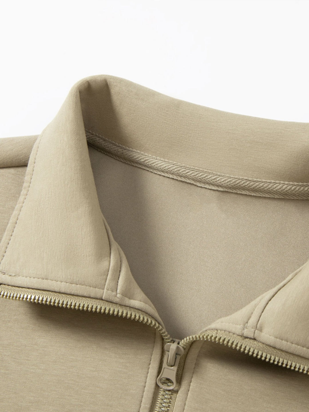Colin | Sweater met hoge kraag en korte rits