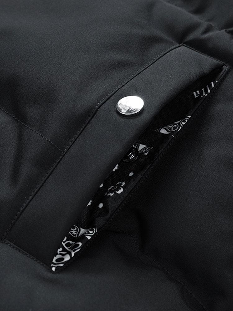 Guus | Omkeerbare puffer jas met paisleyprint