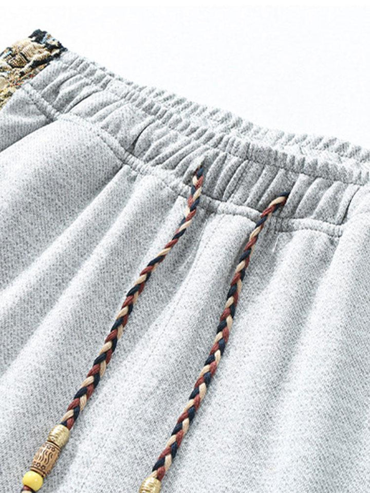 Hidde | Straight Leg Broek met Beer Print