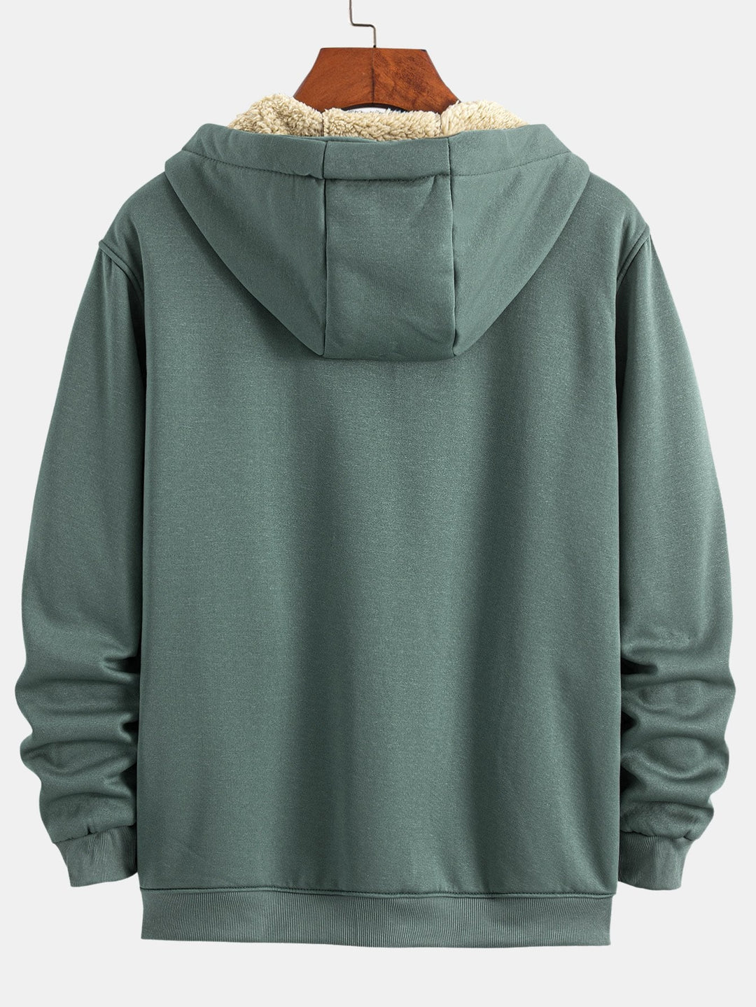 Gert | Hoodie met teddyvoering en ritssluiting
