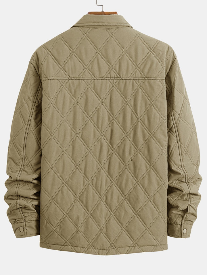 Pim | Winddicht corduroy baseball jack met knoopsluiting