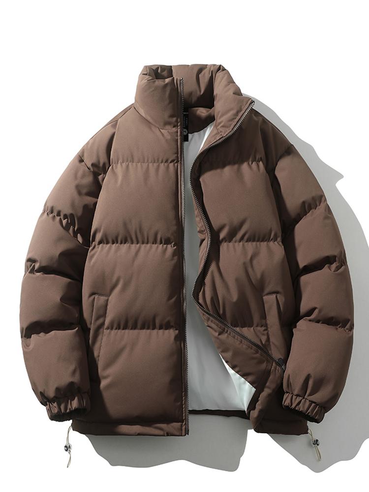 Kevin | Puffer jas met coltrechterkraag