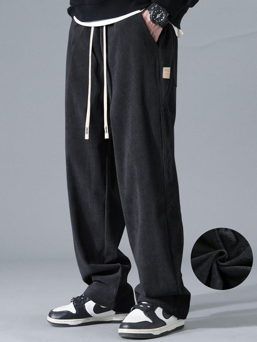 Joris | Corduroy Broek met Fleece Voering