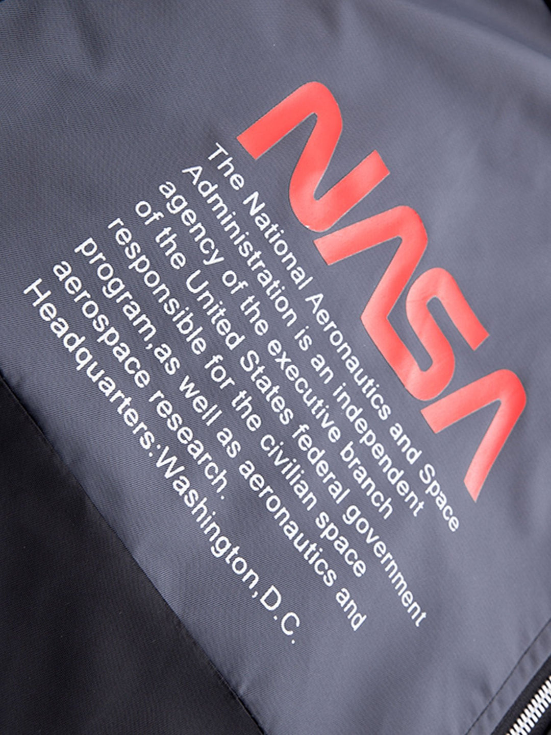 Udo | Oversized bomber jack met nasa-print