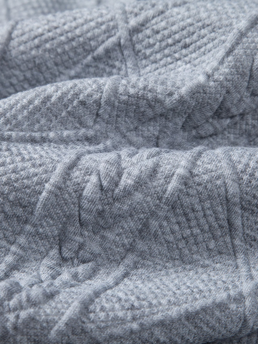 Lodewijk | Hoodie met geometrisch jacquarddessin en relaxte pasvorm