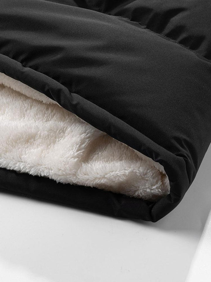 Sven | Puffer jas met teddyvoering